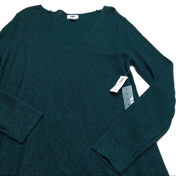 ❌SOLD❌ •NWT Old Navy Teal Tunic Sweater /swtr - Picture 2 of 8